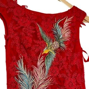 Embroidered lace Wedding Dress